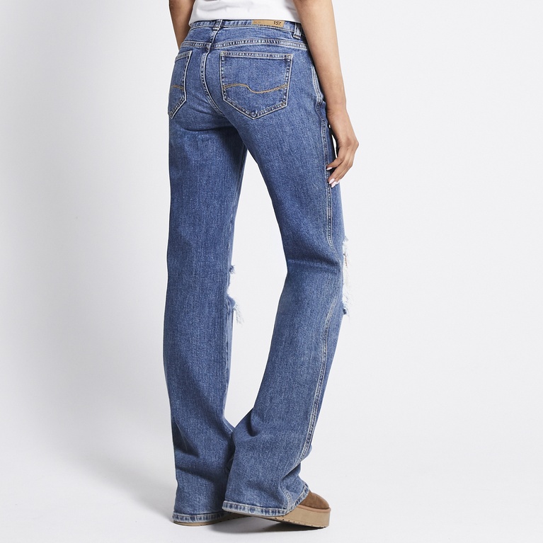 Low waist bootcut jeans "Paris Core" Blue Used